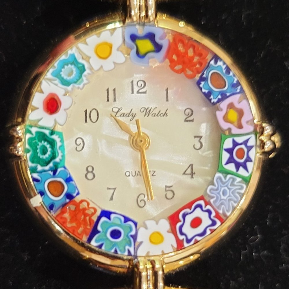 Antica Murrina Veneziana Italian Glass Quartz Watch